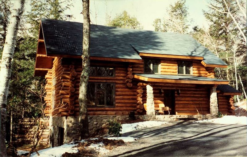 Custom Large Log Home - Published